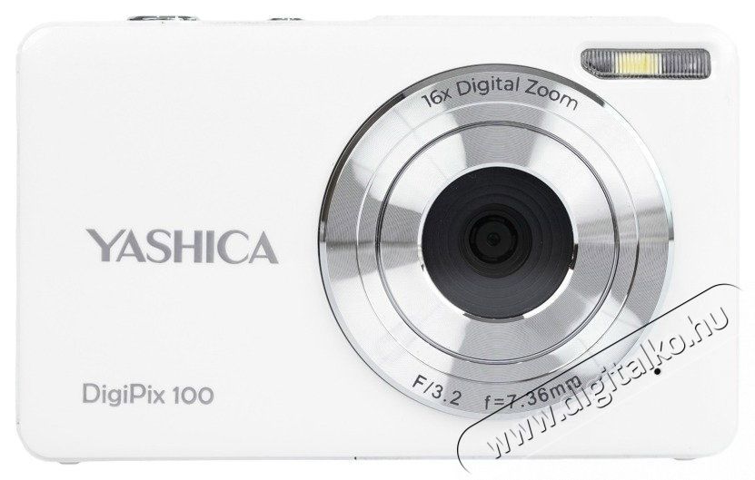 YASHICA DigiPix 100 White F&eacute;nyk&eacute;pezőg&eacute;p / kamera - Kompakt f&eacute;nyk&eacute;pezőg&eacute;p - Norm&aacute;l tud&aacute;s&uacute; kompakt - 538066