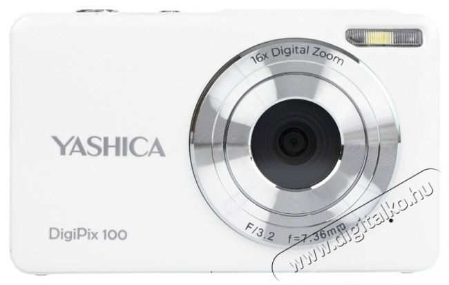 YASHICA DigiPix 100 White F&eacute;nyk&eacute;pezőg&eacute;p / kamera - Kompakt f&eacute;nyk&eacute;pezőg&eacute;p - Norm&aacute;l tud&aacute;s&uacute; kompakt - 538066