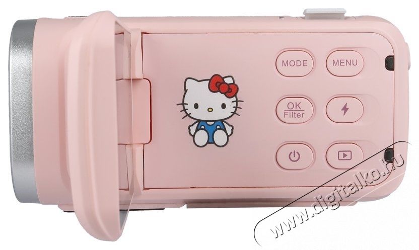 YASHICA Hello Kitty DigiPocket Camcorder - Pink F&eacute;nyk&eacute;pezőg&eacute;p / kamera - Sport kamera - 4K felbont&aacute;s&uacute; - 538069