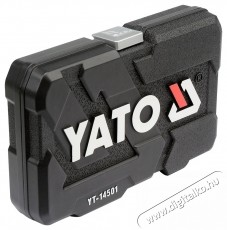 YATO Dug&oacute;kulcs k&eacute;szlet, 1/4  56 db, XS H&aacute;ztart&aacute;s / Otthon / K&uuml;lt&eacute;r - Szersz&aacute;m - Csavarh&uacute;z&oacute; / kulcs / f&uacute;r&oacute; / szersz&aacute;m k&eacute;szlet - 520496