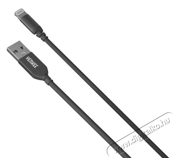Yenkee YCU 611 BK Lightning adat- &eacute;s t&ouml;ltők&aacute;bel - fekete Mobil / Kommunik&aacute;ci&oacute; / Smart - Mobiltelefon kieg&eacute;sz&iacute;tő / tok - K&aacute;bel / &aacute;talak&iacute;t&oacute; - 341277