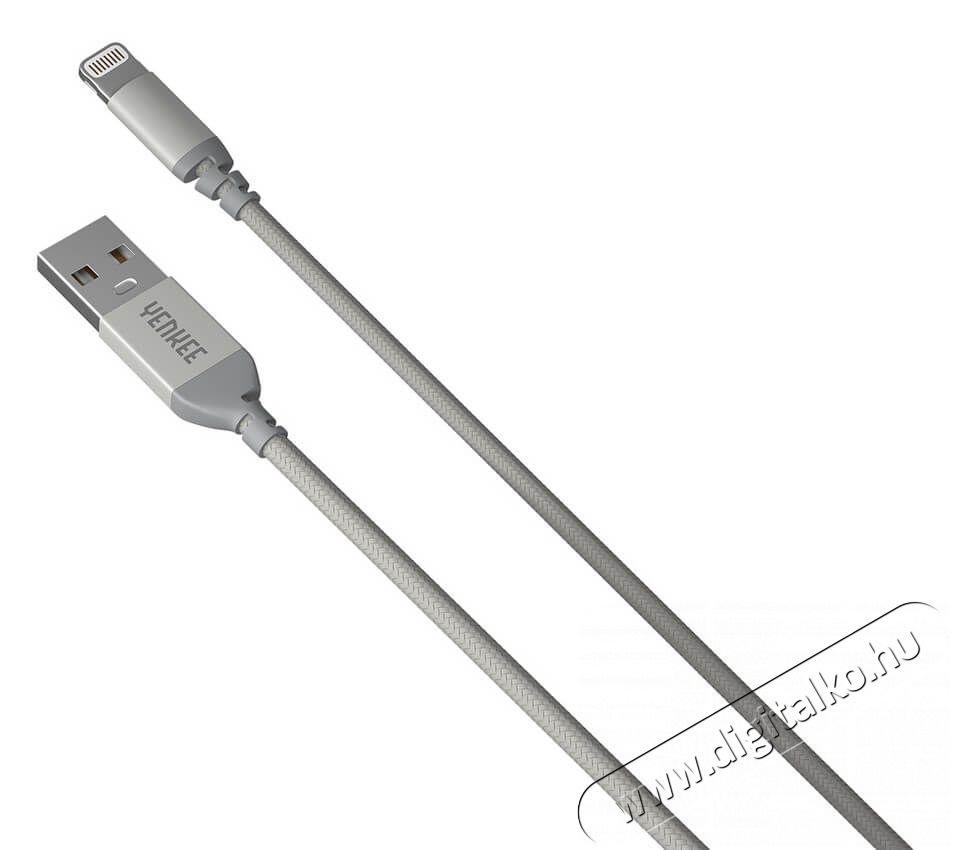 Yenkee YCU 611 SR Lightning adat- &eacute;s t&ouml;ltők&aacute;bel - ez&uuml;st Mobil / Kommunik&aacute;ci&oacute; / Smart - Mobiltelefon kieg&eacute;sz&iacute;tő / tok - K&aacute;bel / &aacute;talak&iacute;t&oacute; - 341281