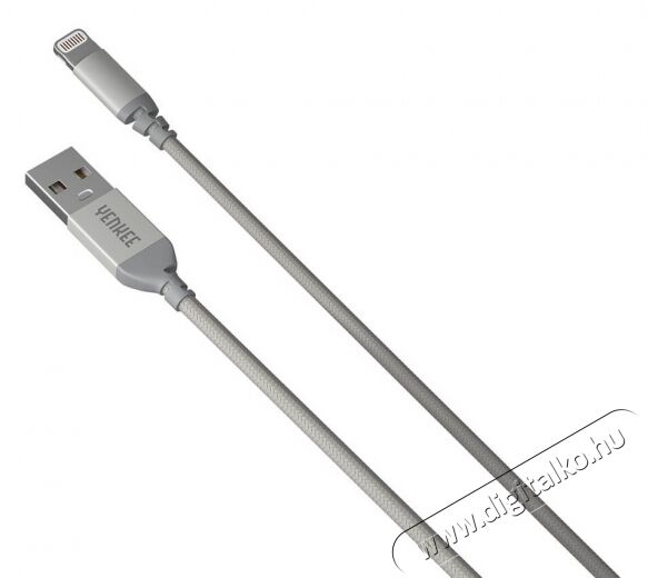 Yenkee YCU 611 SR Lightning adat- &eacute;s t&ouml;ltők&aacute;bel - ez&uuml;st Mobil / Kommunik&aacute;ci&oacute; / Smart - Mobiltelefon kieg&eacute;sz&iacute;tő / tok - K&aacute;bel / &aacute;talak&iacute;t&oacute; - 341281