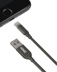 Yenkee YCU 612 BK Lightning adat- &eacute;s t&ouml;ltők&aacute;bel - fekete Mobil / Kommunik&aacute;ci&oacute; / Smart - Mobiltelefon kieg&eacute;sz&iacute;tő / tok - K&aacute;bel / &aacute;talak&iacute;t&oacute; - 349401