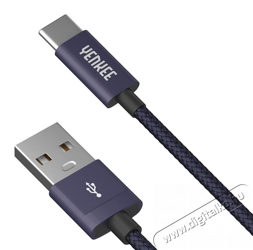 Yenkee YCU 301 BE Type-C USB k&aacute;bel 1m Iroda &eacute;s sz&aacute;m&iacute;t&aacute;stechnika - Sz&aacute;m&iacute;t&oacute;g&eacute;p tartoz&eacute;k - USB k&aacute;bel - 342988