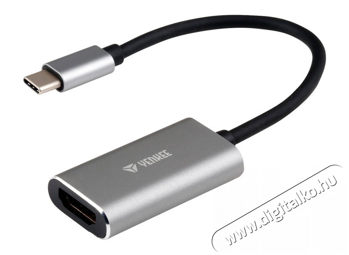 Yenkee YTC 012 USB C / HDMI adapter Tv kieg&eacute;sz&iacute;tők - K&aacute;bel / csatlakoz&oacute; - Csatlakoz&oacute; / eloszt&oacute; / &aacute;talak&iacute;t&oacute; - 349429