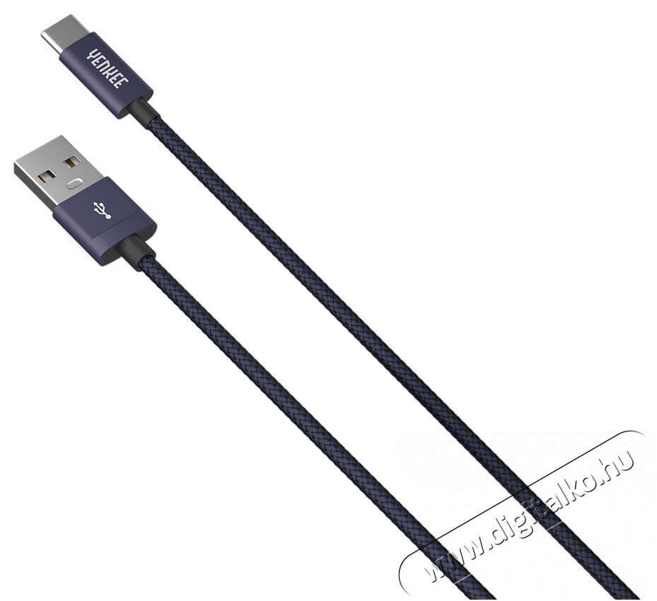 Yenkee YCU 302 BE USB-C k&aacute;bel 2m Mobil / Kommunik&aacute;ci&oacute; / Smart - Mobiltelefon kieg&eacute;sz&iacute;tő / tok - K&aacute;bel / &aacute;talak&iacute;t&oacute; - 342991