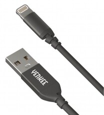 Yenkee YCU 611 BK Lightning adat- &eacute;s t&ouml;ltők&aacute;bel - fekete Mobil / Kommunik&aacute;ci&oacute; / Smart - Mobiltelefon kieg&eacute;sz&iacute;tő / tok - K&aacute;bel / &aacute;talak&iacute;t&oacute; - 341277