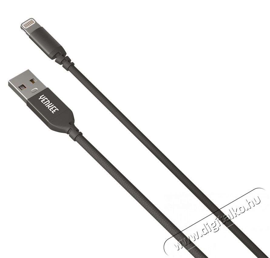 Yenkee YCU 612 BK Lightning adat- &eacute;s t&ouml;ltők&aacute;bel - fekete Mobil / Kommunik&aacute;ci&oacute; / Smart - Mobiltelefon kieg&eacute;sz&iacute;tő / tok - K&aacute;bel / &aacute;talak&iacute;t&oacute; - 349401
