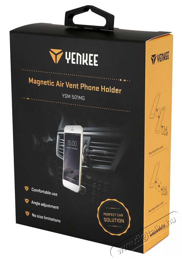 Yenkee YSM 501MG - m&aacute;gneses telefon tart&oacute; Mobil / Kommunik&aacute;ci&oacute; / Smart - Mobiltelefon kieg&eacute;sz&iacute;tő / tok - Tart&oacute; / r&ouml;gz&iacute;tő / &aacute;llv&aacute;ny - 320769