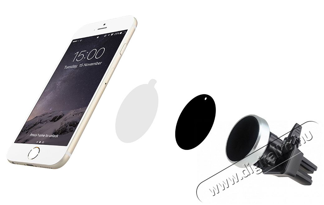 Yenkee YSM 501MG - m&aacute;gneses telefon tart&oacute; Mobil / Kommunik&aacute;ci&oacute; / Smart - Mobiltelefon kieg&eacute;sz&iacute;tő / tok - Tart&oacute; / r&ouml;gz&iacute;tő / &aacute;llv&aacute;ny - 320769