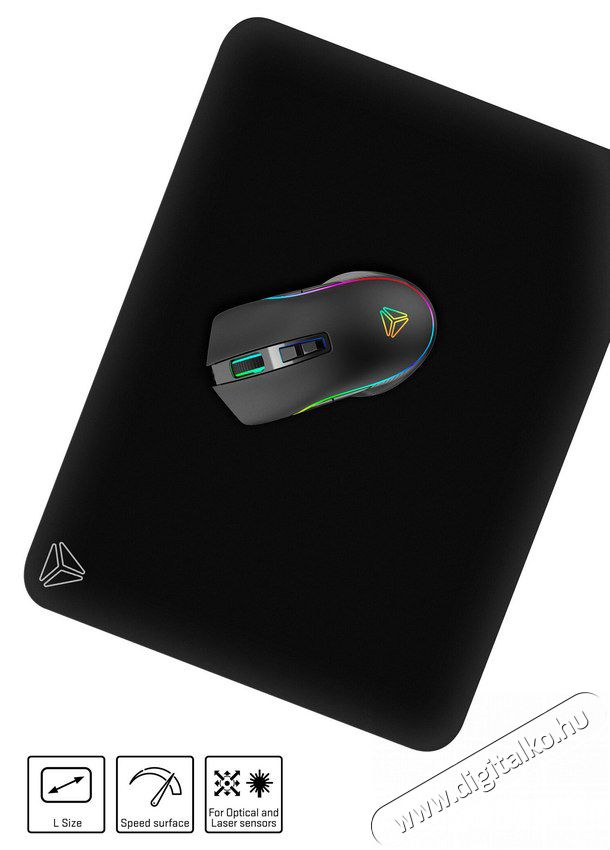 Yenkee YPM 47 SPEED TOP L gamer eg&eacute;rpad Iroda &eacute;s sz&aacute;m&iacute;t&aacute;stechnika - Eg&eacute;r - Eg&eacute;rpad - 367263