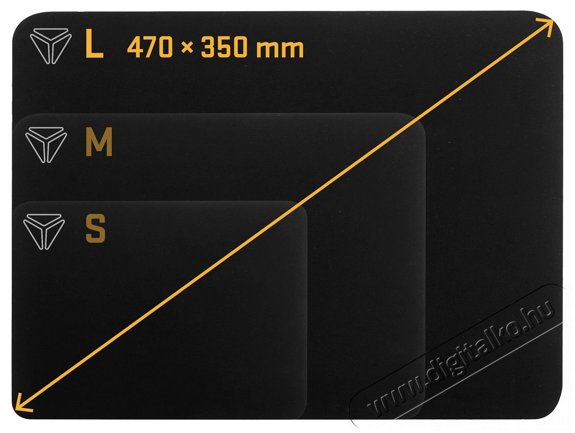 Yenkee YPM 47 SPEED TOP L gamer eg&eacute;rpad Iroda &eacute;s sz&aacute;m&iacute;t&aacute;stechnika - Eg&eacute;r - Eg&eacute;rpad - 367263