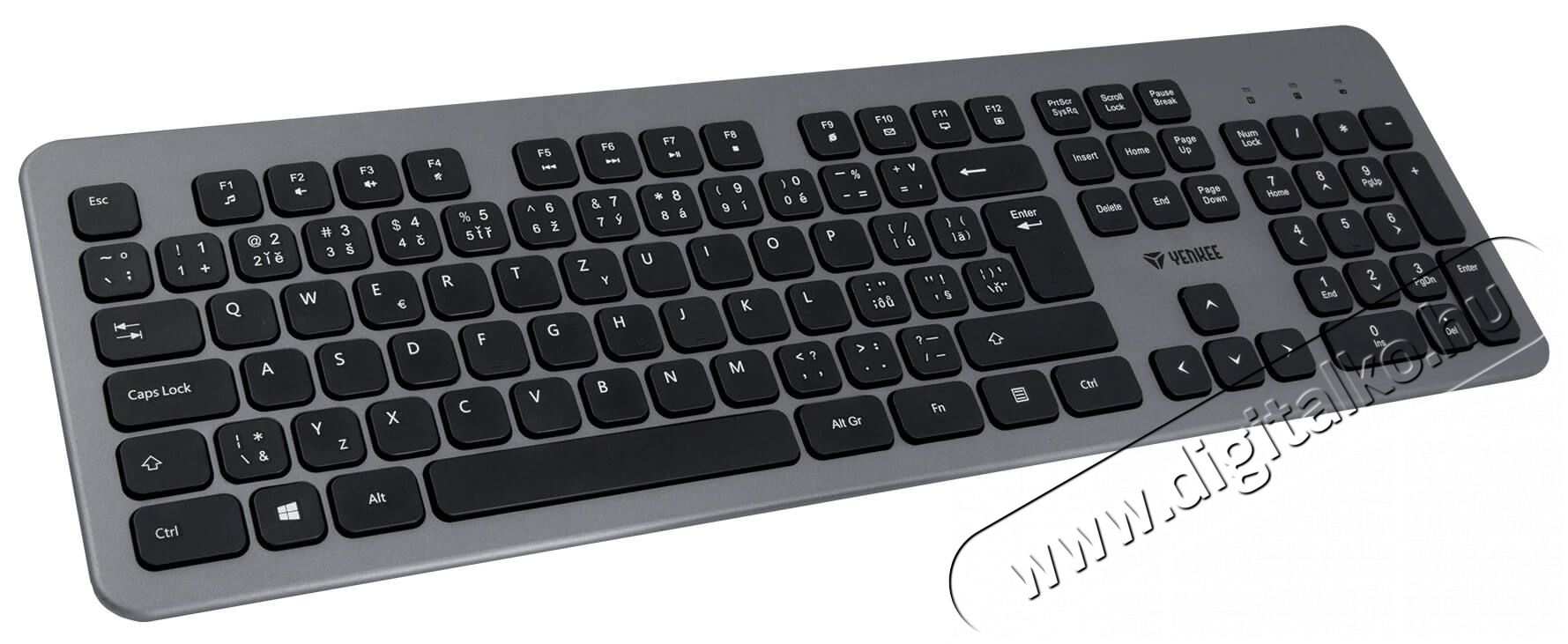 Yenkee YKM 2007HU Billentyűzet &eacute;s eg&eacute;r szett Iroda &eacute;s sz&aacute;m&iacute;t&aacute;stechnika - Billentyűzet / billentyűzet szett - Vezet&eacute;k n&eacute;lk&uuml;li - 367237