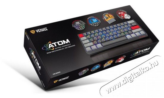Yenkee YKB 3600US ATOM gamer billentyűzet Iroda &eacute;s sz&aacute;m&iacute;t&aacute;stechnika - Billentyűzet / billentyűzet szett - Vezet&eacute;kes - 376935
