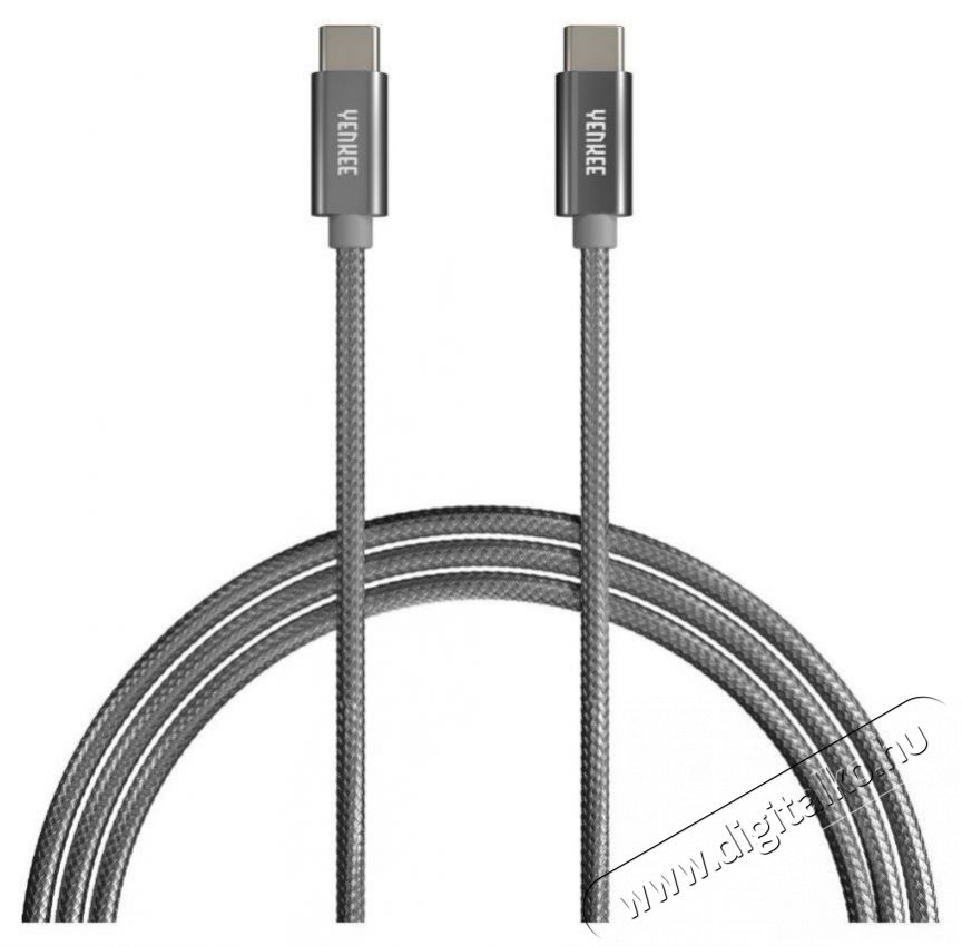 Yenkee YCU C101 SR k&aacute;bel USB C-C 2.0/ 1m Iroda &eacute;s sz&aacute;m&iacute;t&aacute;stechnika - Sz&aacute;m&iacute;t&oacute;g&eacute;p tartoz&eacute;k - USB k&aacute;bel - 400821