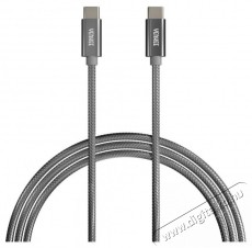 Yenkee YCU C101 SR k&aacute;bel USB C-C 2.0/ 1m Iroda &eacute;s sz&aacute;m&iacute;t&aacute;stechnika - Sz&aacute;m&iacute;t&oacute;g&eacute;p tartoz&eacute;k - USB k&aacute;bel - 400821