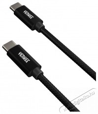 Yenkee YCU C103 BK k&aacute;bel USB C-C 2.0/ 3m Iroda &eacute;s sz&aacute;m&iacute;t&aacute;stechnika - Sz&aacute;m&iacute;t&oacute;g&eacute;p tartoz&eacute;k - USB k&aacute;bel - 400826