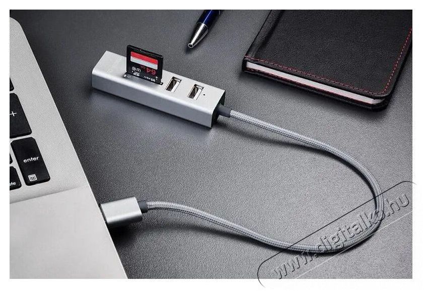 Yenkee YHC 101SR USB COMBO HUB+reader&nbsp;&nbsp; Fot&oacute;-Vide&oacute; kieg&eacute;sz&iacute;tők - K&aacute;bel - USB k&aacute;bel - 400828