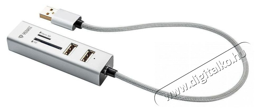 Yenkee YHC 101SR USB COMBO HUB+reader&nbsp;&nbsp; Fot&oacute;-Vide&oacute; kieg&eacute;sz&iacute;tők - K&aacute;bel - USB k&aacute;bel - 400828
