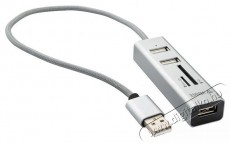 Yenkee YHC 101SR USB COMBO HUB+reader&nbsp;&nbsp; Fot&oacute;-Vide&oacute; kieg&eacute;sz&iacute;tők - K&aacute;bel - USB k&aacute;bel - 400828