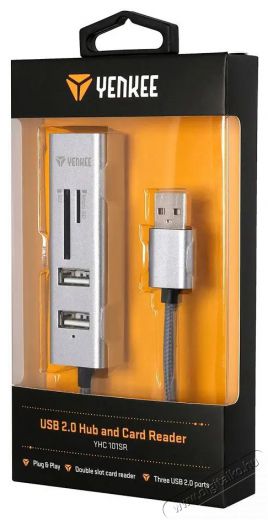 Yenkee YHC 101SR USB COMBO HUB+reader&nbsp;&nbsp; Fot&oacute;-Vide&oacute; kieg&eacute;sz&iacute;tők - K&aacute;bel - USB k&aacute;bel - 400828