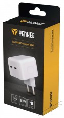 Yenkee YAC 2133 Dual USB C charger 36W Mobil / Kommunik&aacute;ci&oacute; / Smart - Mobiltelefon kieg&eacute;sz&iacute;tő / tok - H&aacute;l&oacute;zati-, aut&oacute;s t&ouml;ltő - 451722
