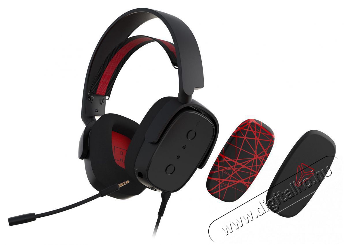 Yenkee YHP 3040 VECTOR Gaming headphones Audio-Video / Hifi / Multim&eacute;dia - F&uuml;l &eacute;s Fejhallgat&oacute;k - Fejhallgat&oacute; mikrofonnal / headset - 491125