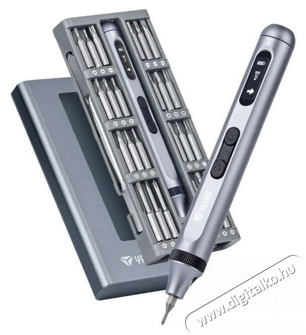 Yenkee YPT 01 El. screwdriver with bits H&aacute;ztart&aacute;s / Otthon / K&uuml;lt&eacute;r - Szersz&aacute;m - Csavarh&uacute;z&oacute; / kulcs / f&uacute;r&oacute; / szersz&aacute;m k&eacute;szlet - 494106
