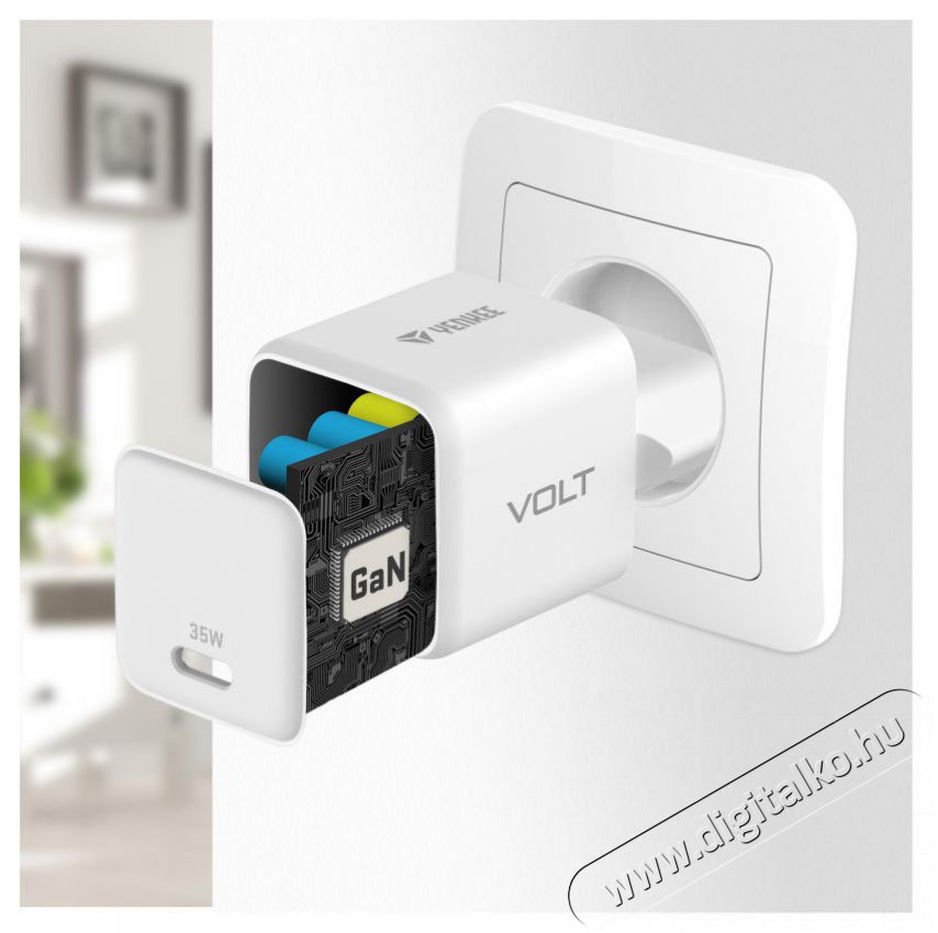 Yenkee YAC G35 VOLT Charger USB C 35W Mobil / Kommunik&aacute;ci&oacute; / Smart - Mobiltelefon kieg&eacute;sz&iacute;tő / tok - H&aacute;l&oacute;zati-, aut&oacute;s t&ouml;ltő - 495008