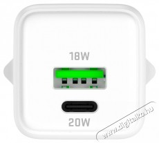 Yenkee YAC G38 VOLT Charger 18+20W GaN Mobil / Kommunik&aacute;ci&oacute; / Smart - Mobiltelefon kieg&eacute;sz&iacute;tő / tok - H&aacute;l&oacute;zati-, aut&oacute;s t&ouml;ltő - 495010