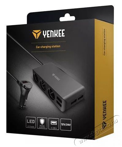 Yenkee YAC 470 car charger adapter Aut&oacute;hifi / Aut&oacute; felszerel&eacute;s - Aut&oacute;s t&ouml;ltő / szivargy&uacute;jt&oacute; adapter - 491123