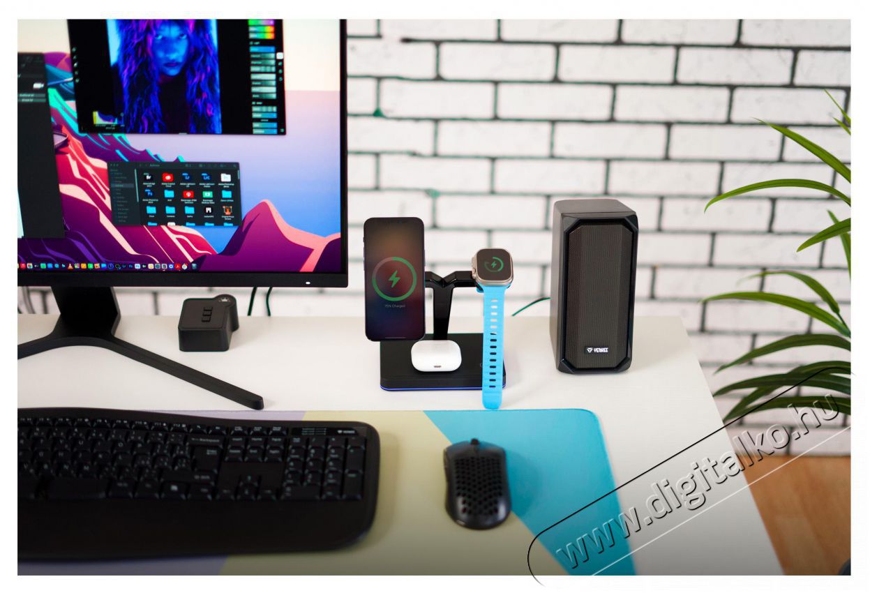 Yenkee YAC 5320 MagSafe t&ouml;ltő&aacute;llom&aacute;s Mobil / Kommunik&aacute;ci&oacute; / Smart - Mobiltelefon kieg&eacute;sz&iacute;tő / tok - H&aacute;l&oacute;zati-, aut&oacute;s t&ouml;ltő - 495006