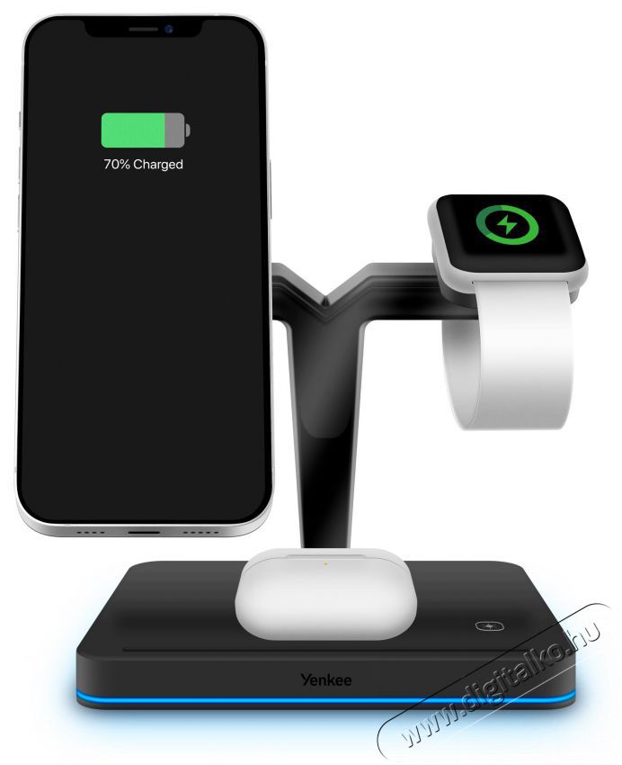 Yenkee YAC 5320 MagSafe t&ouml;ltő&aacute;llom&aacute;s Mobil / Kommunik&aacute;ci&oacute; / Smart - Mobiltelefon kieg&eacute;sz&iacute;tő / tok - H&aacute;l&oacute;zati-, aut&oacute;s t&ouml;ltő - 495006