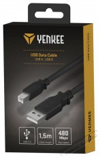 Yenkee YCU 015 BK USB A/B Printer 1,5m Iroda &eacute;s sz&aacute;m&iacute;t&aacute;stechnika - Sz&aacute;m&iacute;t&oacute;g&eacute;p tartoz&eacute;k - USB k&aacute;bel - 495031