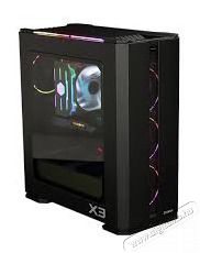 Zalman Ház Midi ATX X3 Tápegység nélkül, Fekete Iroda és számítástechnika - Számítógép tartozék - Számítógépház - 489053
