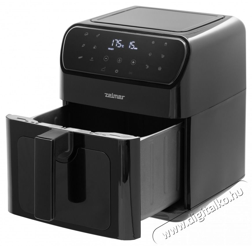 Zelmer Air fryer Air Fryer ZAF6500 NEW Konyhai term&eacute;kek - Konyhai kisg&eacute;p (s&uuml;t&eacute;s / főz&eacute;s / hűt&eacute;s / &eacute;telk&eacute;sz&iacute;t&eacute;s) - L&eacute;gkever&eacute;ses főzőg&eacute;p / elektromos kukta / multifunkci&oacute;s s&uuml;tő - 499842