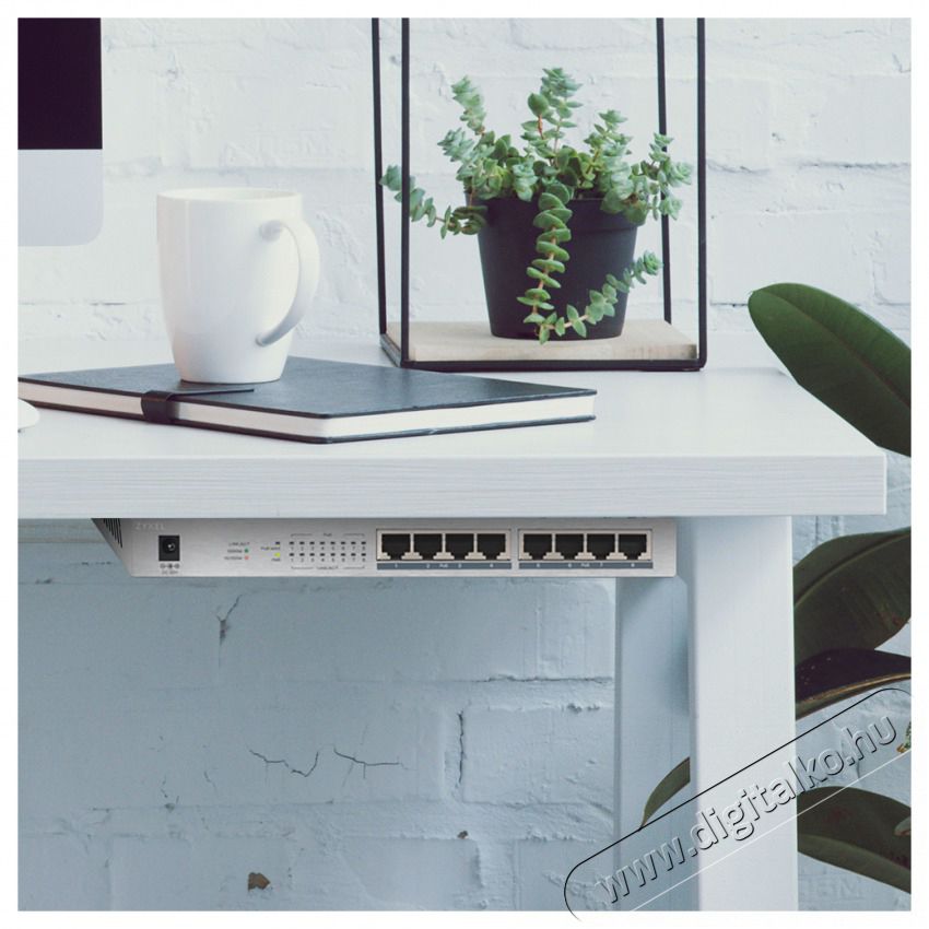 Zyxel GS1008-HP 8port Gigabit LAN Nem menedzselhető PoE+ Switch Iroda &eacute;s sz&aacute;m&iacute;t&aacute;stechnika - H&aacute;l&oacute;zat - Switch - 392889
