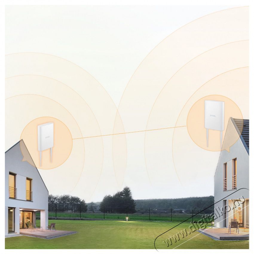 Zyxel NWA55AXE WiFi 6 802.11ax Dual-Radio k&uuml;lt&eacute;ri vezet&eacute;k n&eacute;lk&uuml;li Access Point Iroda &eacute;s sz&aacute;m&iacute;t&aacute;stechnika - H&aacute;l&oacute;zat - H&aacute;l&oacute;zati kieg&eacute;sz&iacute;tő - 392862